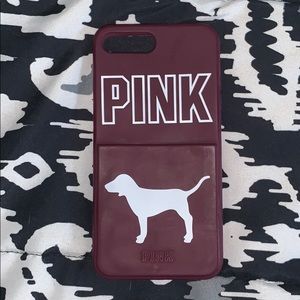 PINK maroon phone case